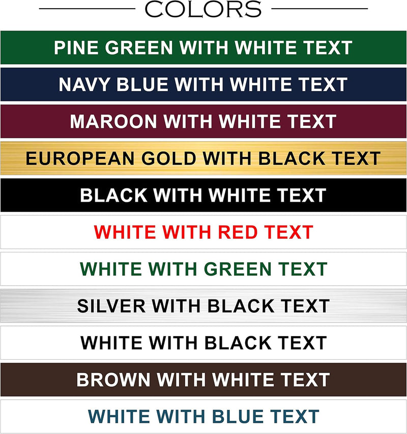 Custom Acrylic Name Badges - Personalised Acrylic Name Tag with 3 Lines of Custom Text and Magnet Backing 65mm x 25mm image 5