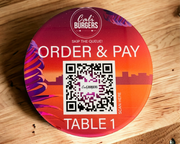Table QR Code Menu Discs image 0