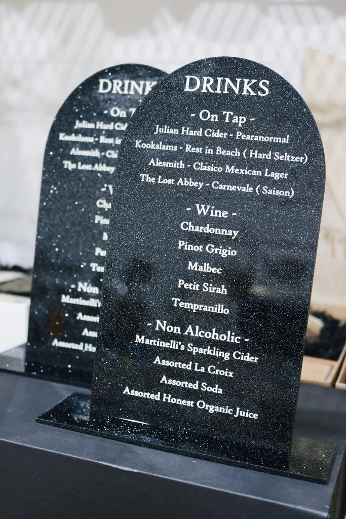 Personalised UV-Printed Full-Color Clear Acrylic Desk Name Plate Stand image 1