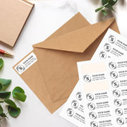 Return Address Labels Custom Address and Name Mailing Labels image 5