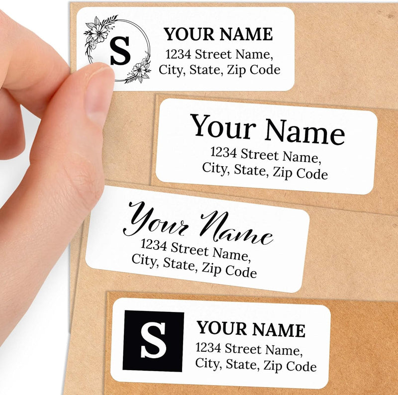 Return Address Labels Custom Address and Name Mailing Labels image 1