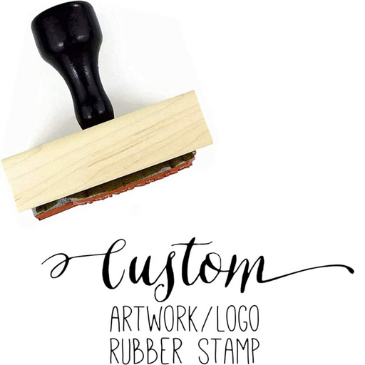 Custom Wood Rubber Stamp