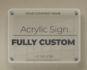 Acrylic Company Signs image 0