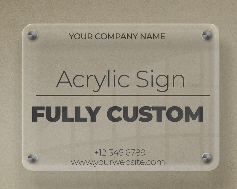 Acrylic Company Signs image 0