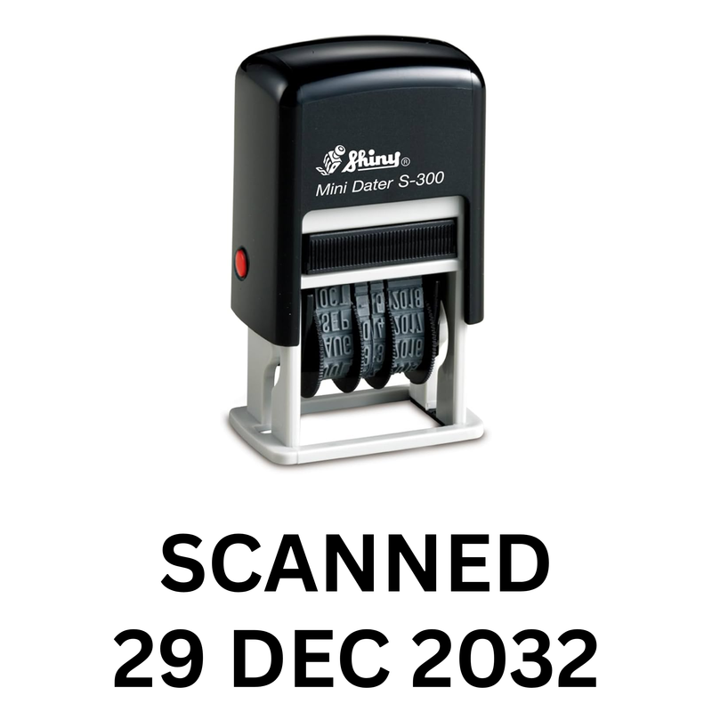 Small Date Stamp Australia Self-Inking Date Stamp – Custom Text| The Pickled Factory
