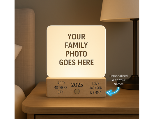 Custom Family Photo Night Light