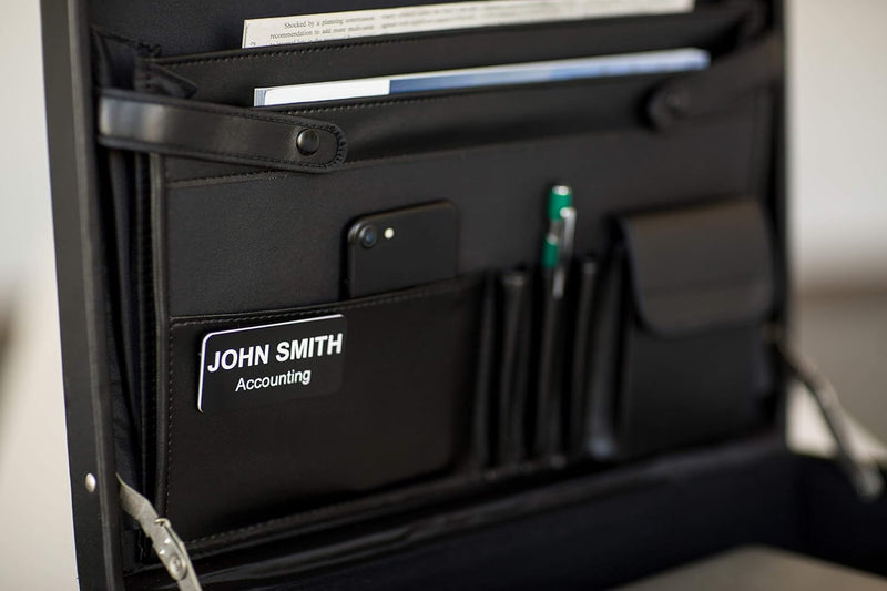 Custom Acrylic Name Badges - Personalised Acrylic Name Tag with 3 Lines of Custom Text and Magnet Backing 65mm x 25mm image 4