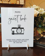 Acrylic Wedding Signs Decor Signage Guest Book image 4