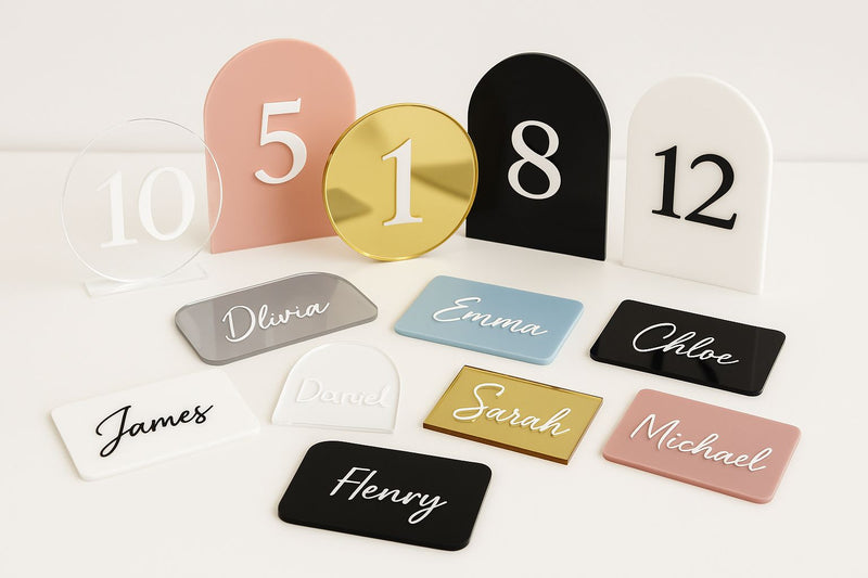 Acrylic Wedding Signs Decor Signage Guest Book image 3