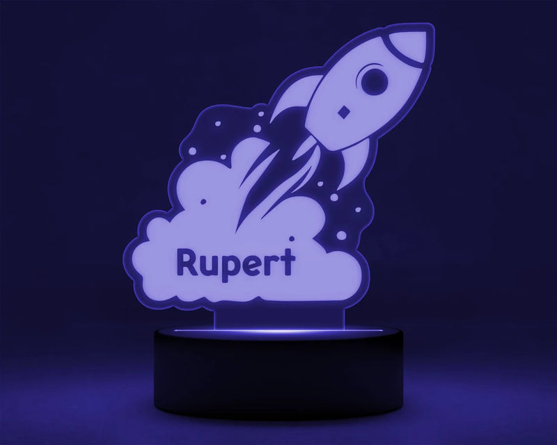 Custom Night Light Black Acrylic LED Base Night Light + USB Cable + Remote Control